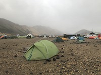 "gezellige" IJslandse camping