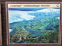 De route van Landmannalaugur tot Thorsmork