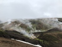 Steamy mountains