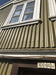 Golfplaten huisje
