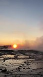 Zonsopgang in Geysir