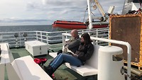 Op de ferry