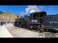 Durango Silverton train backing up