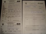 Dé papieren... 3de keer goede keer mocht niet baten deze keer!