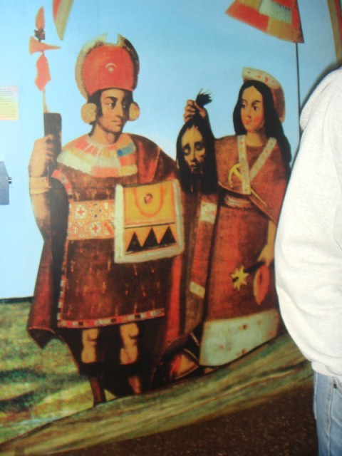 In het museum