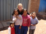 Ik met Nena, Magali, Mirian en Ulan
