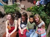 Maya, Mandy, Gabriel en Gitte