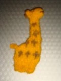 Vingerpopje Giraffe