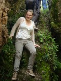 Laten we hopen dat we op de inca trail deze klimvaardigheden niet nodig zullen hebben!