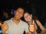 Fabrice, onze salsa leraar met Jasmine