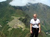 Met de Machu Picchu op de achtergrond