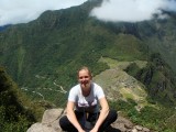 Met de Machu Picchu op de achtergrond