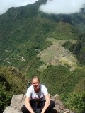 Nogmaals met de Machu Picchu op de achtergrond