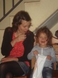 Mooie foto van mama en dochter