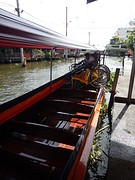 fietsen op de boot