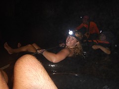 Tube in de watercave