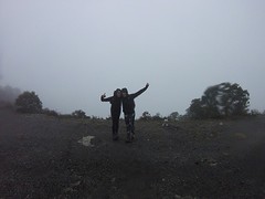 Op de top van Vulcán Barú