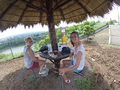 Lunchen aan Laguna de Tiscalpa