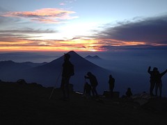 Zonsopgang op de top