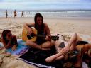 Girls invited me at the beach
