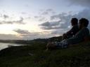 Bas and me, view