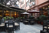 Hotel binnenplaats