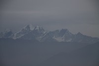 Sneeuw op de toppen