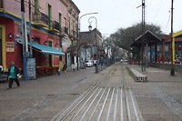 La Boca, spoorrails en reserve rails?