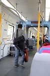De muziek in de trein, blind trouwens