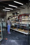 Bakkerij, plastic scherm tegen de graaiende handjes