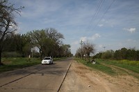 De provinciale weg