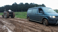 de trekker komt in positie