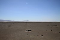 Niet, helemaal niets behalve zand, steen zon