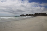 Strand met echt zand