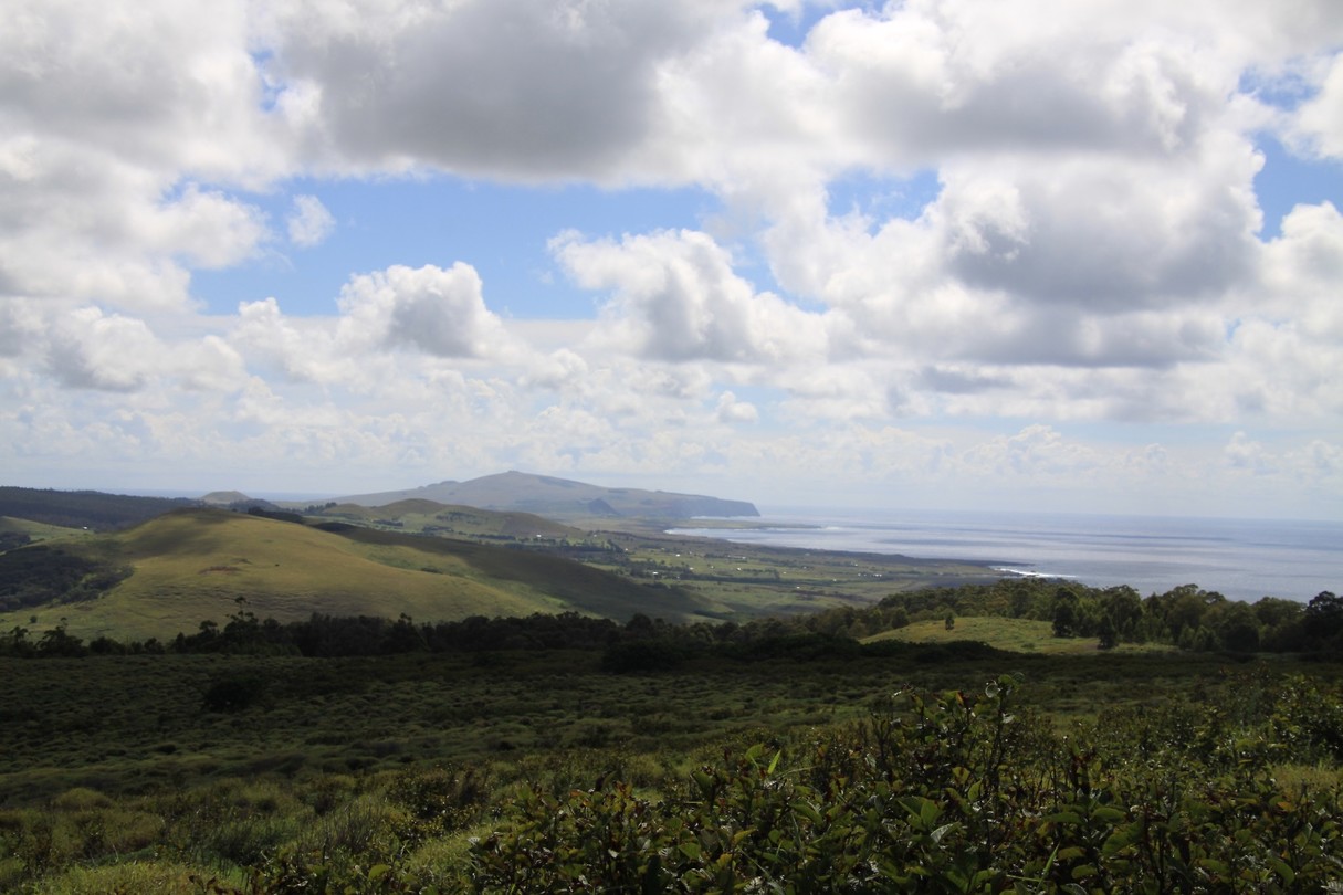 Uitzicht over Rapa nui
