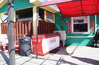 Goede fish and chips, maar of de koelkast nog werkt?