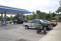Hoeft niet met de auto naar tankstation...