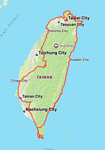 taiwan 2025 route