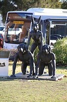 Gaaf beeld in parkje Forbes