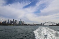 Skyline vanaf de veerpont
