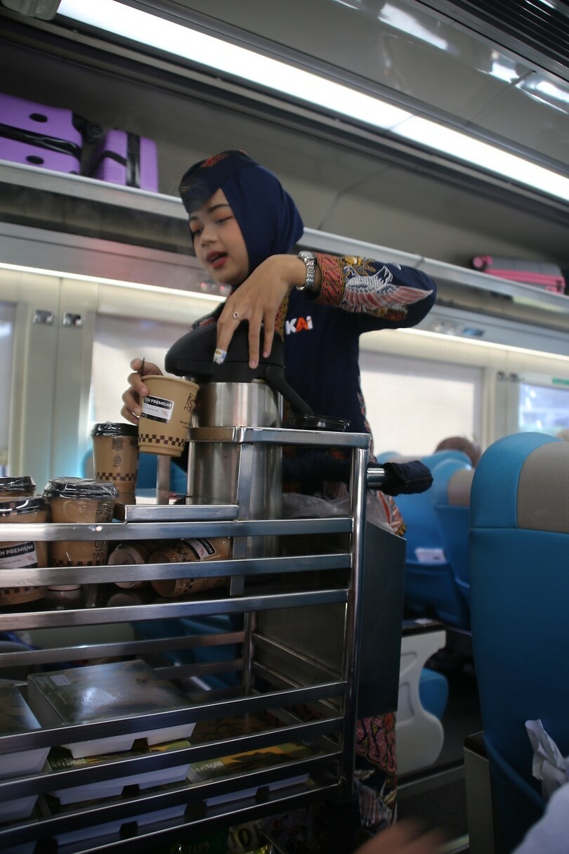 Catering in de trein