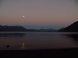 Zonsondergang camping