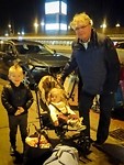 Afscheid nemen op Schiphol
