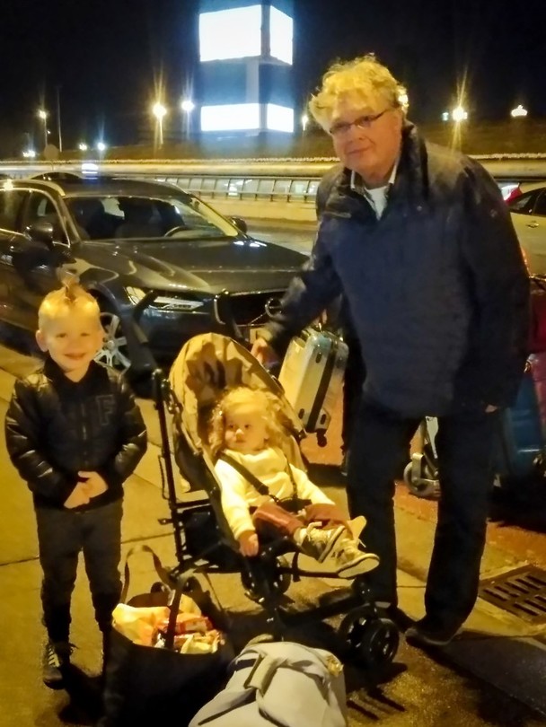 Afscheid nemen op Schiphol