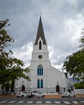 De kerk in Stellenbosch