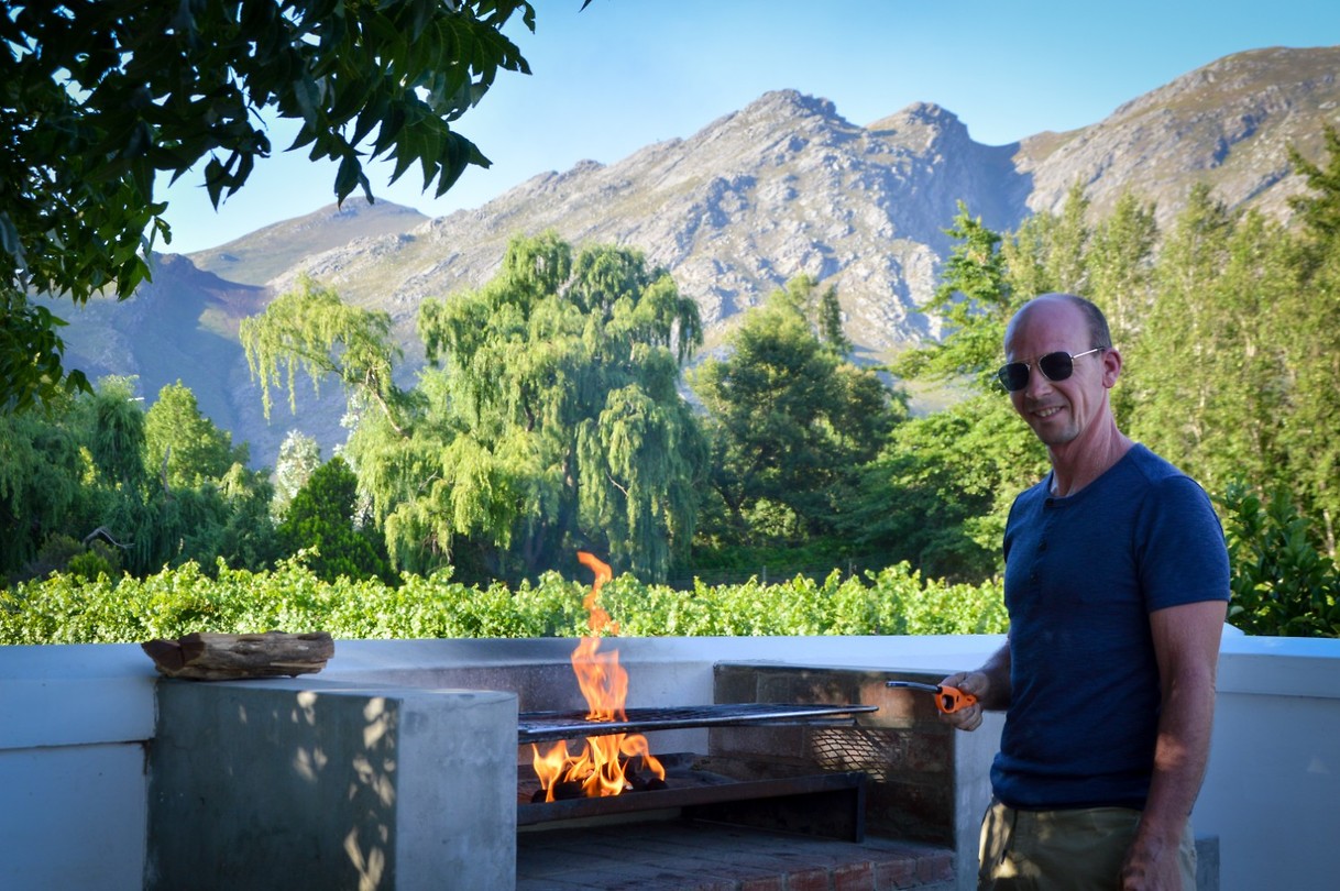 Jaap achter de braai