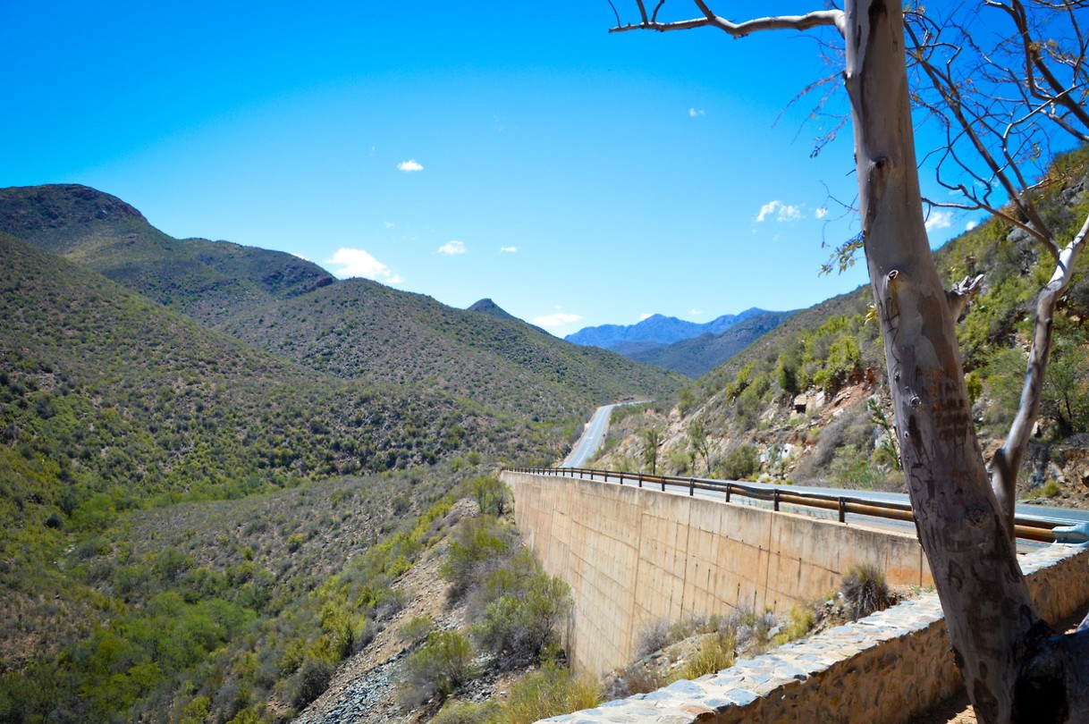 Een prachtige route om van Sellendam naar Oudtshoorn te rijden via R62