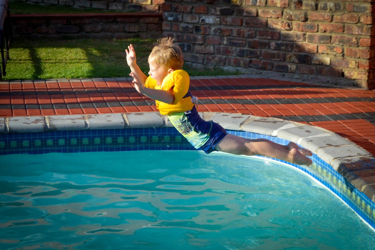 Bas is een echte waterrat