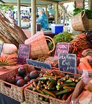 De boerenmarkt in Sedgefield