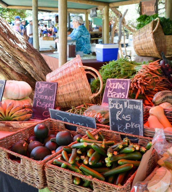 De boerenmarkt in Sedgefield